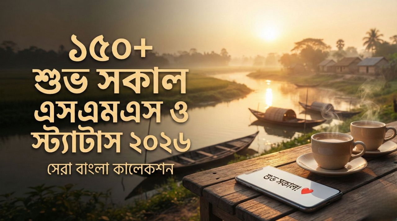 ১৫০+ শুভ সকাল এসএমএস ও স্ট্যাটাস ২০২৬ | Best Bangla Good Morning SMS
