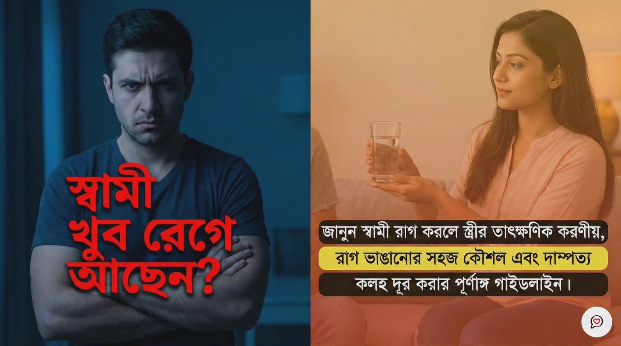 স্বামী রাগ করলে স্ত্রীর করণীয়: রাগ ভাঙানোর কার্যকরী উপায় ও টিপস