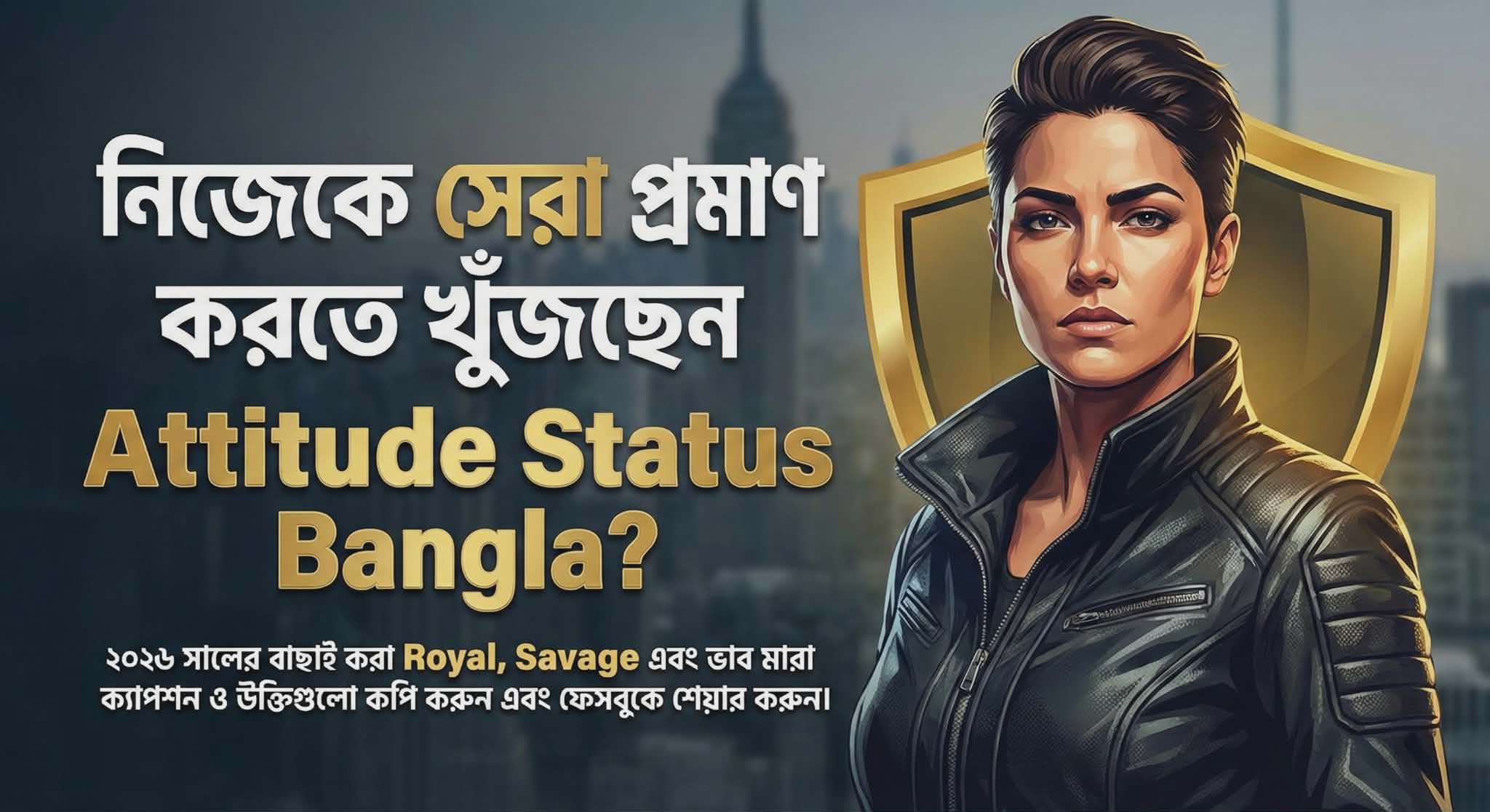 60+ Best Attitude Status Bangla 2026 | ভাব মারা স্ট্যাটাস ও ক্যাপশন