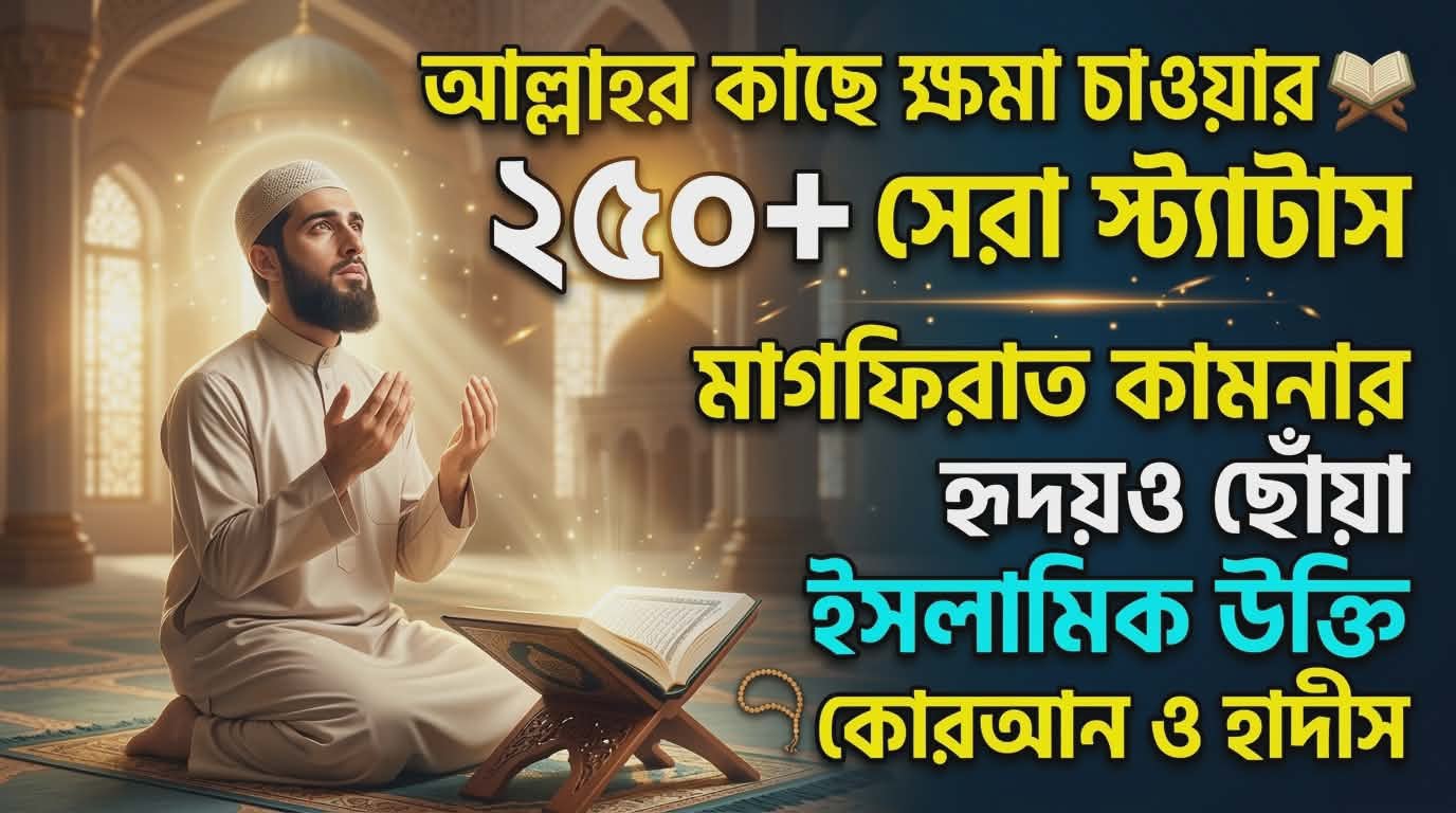 সেরা ২৫০+ Seeking Forgiveness Status Bangla | মাগফিরাত কামনার স্ট্যাটাস