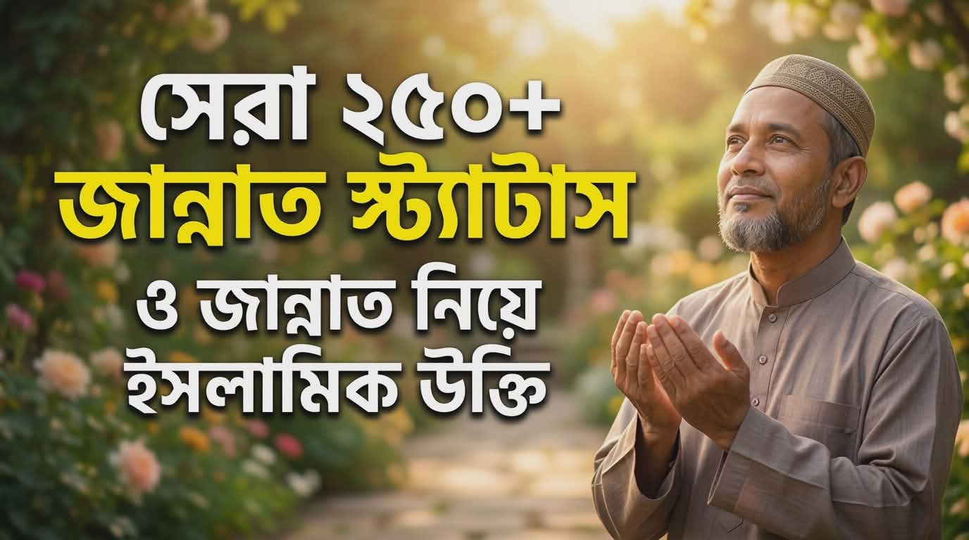 ২৫০+ Jannat Status Bangla | জান্নাত নিয়ে ইসলামিক উক্তি