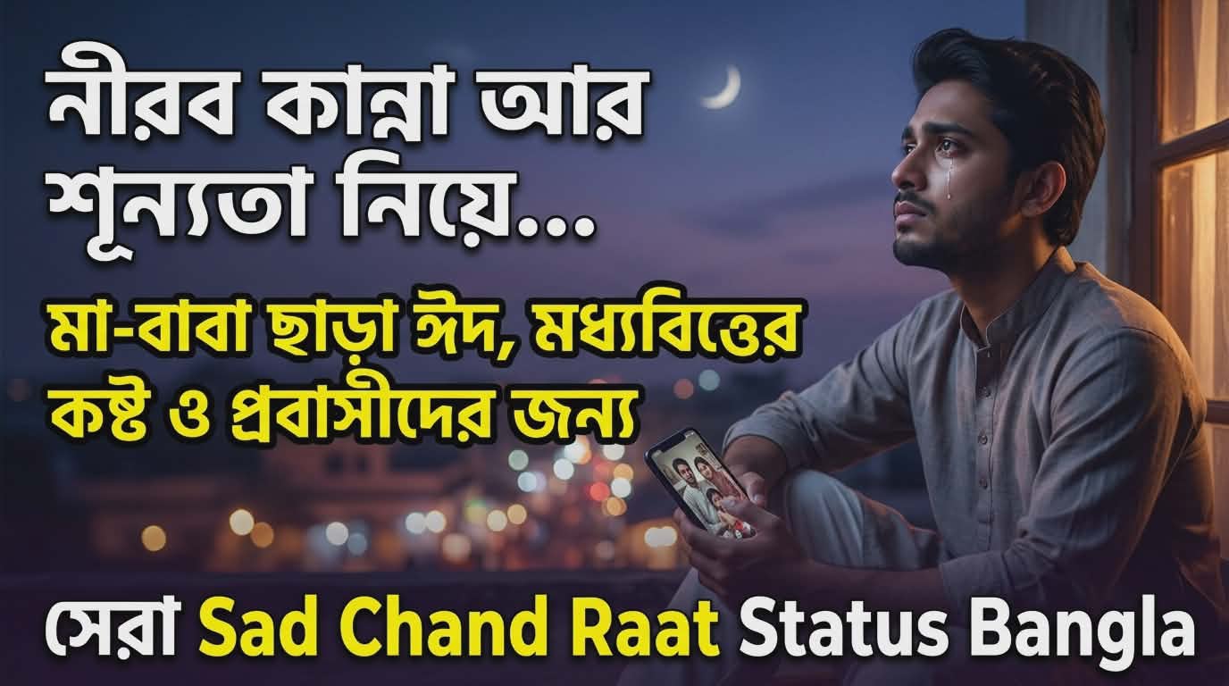 ২৫০+ Sad Chand Raat Status | চাঁদ রাতের কষ্টের স্ট্যাটাস
