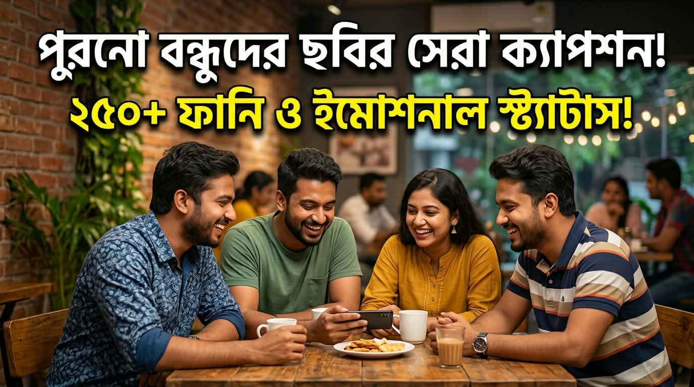 সেরা ২৫০+ বন্ধুদের আড্ডার স্ট্যাটাস | Friends Hangout Status Bangla