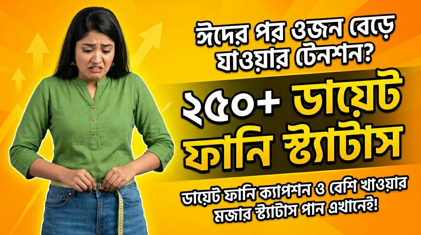 সেরা ২৫০+ Diet Funny Status Bangla | ডায়েট ফানি ক্যাপশন