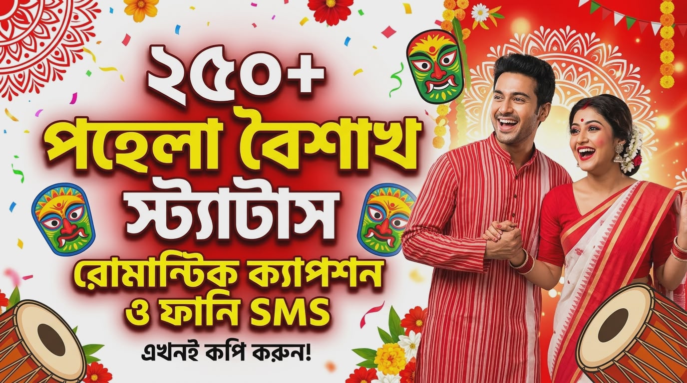 ২৫০+ সেরা পহেলা বৈশাখ স্ট্যাটাস ও শুভ নববর্ষের শুভেচ্ছা | Pohela Boishakh Status