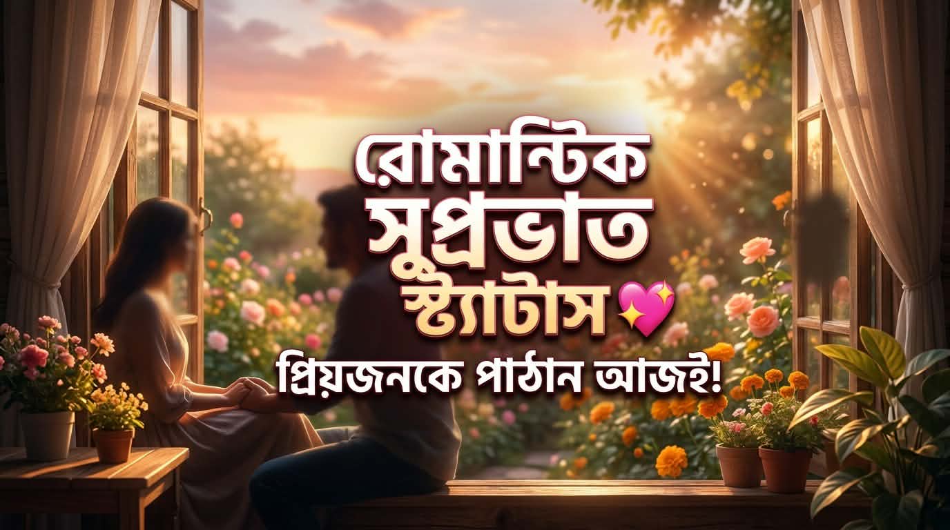 সেরা ২৫০+ Romantic Good Morning Status | রোমান্টিক সুপ্রভাত মেসেজ