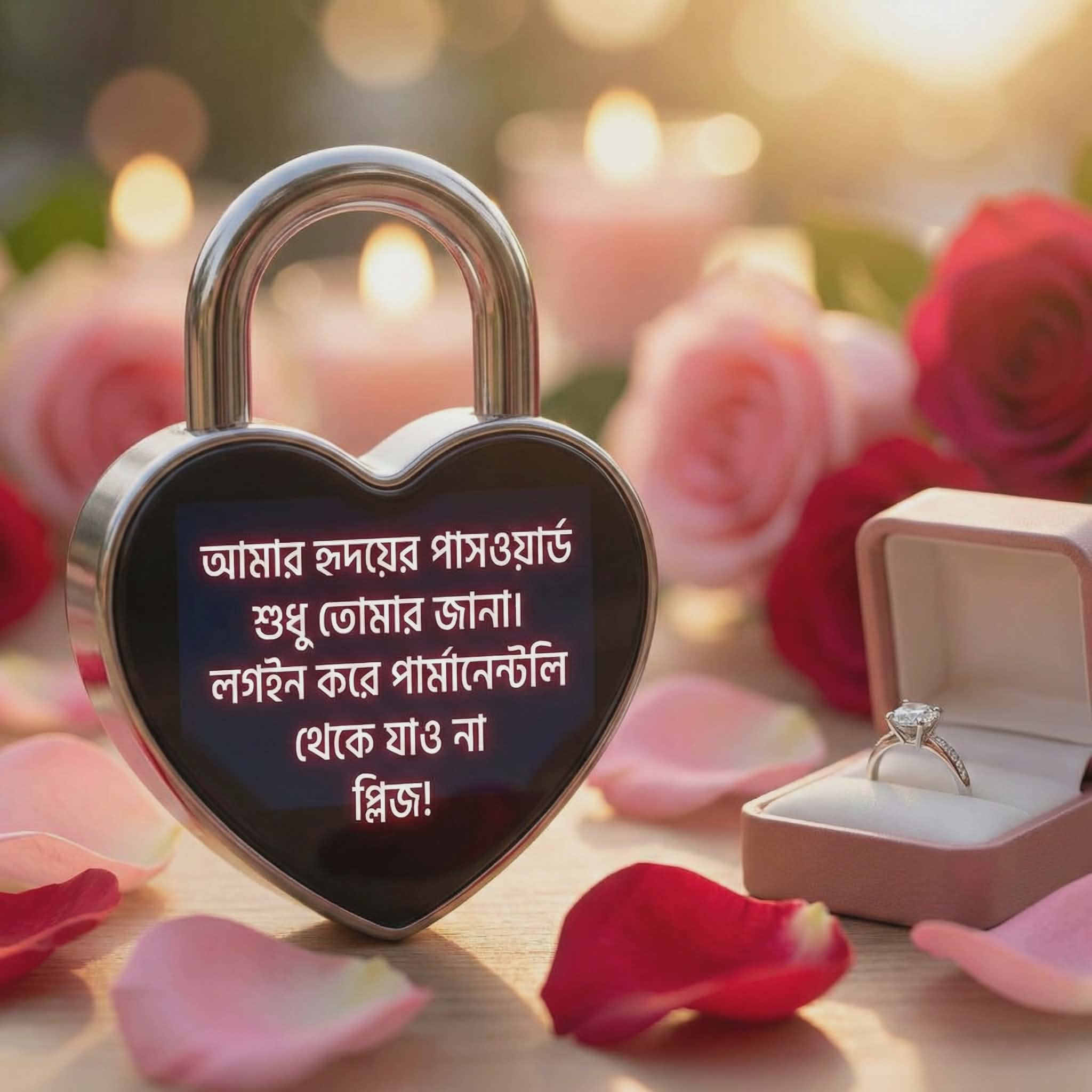 আমার হৃদয়ের পাসওয়ার্ড তুমি | Cute & Funny Bangla Propose Day Quotes
