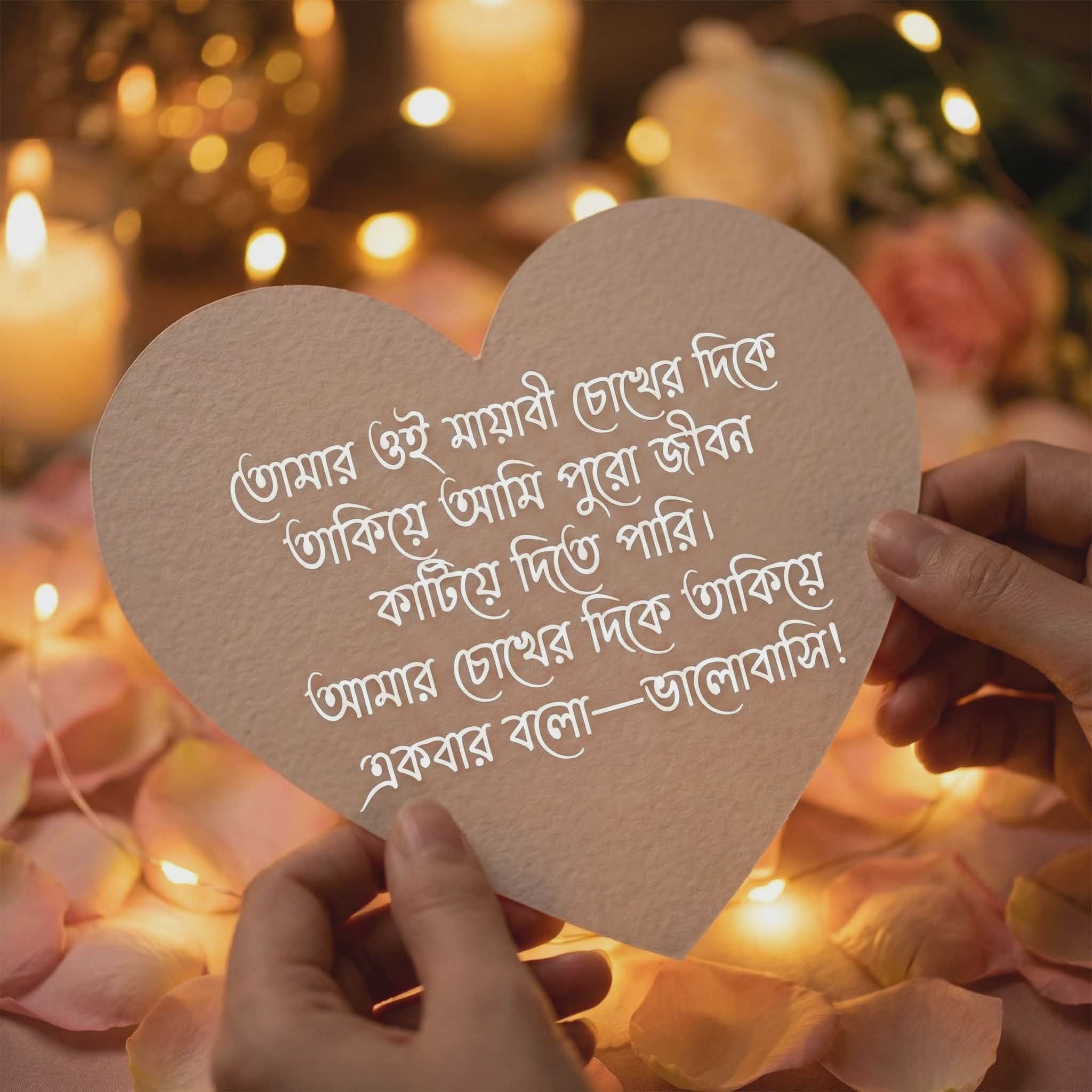 তোমার ওই মায়াবী চোখ | Deep Romantic Bangla Propose Day Quotes